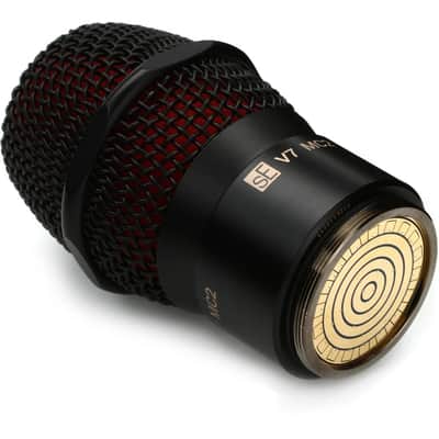 Liquid Audio sE Electronics V7 MC2 Mic Capsule for Sennheiser Wireless, Black Bundle w/Pig Hog PHM10 8mm Mic Cable Polishing Cloth image 5