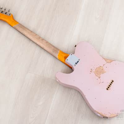 Fender Custom Shop 1963 Telecaster Heavy Relic Dirty Shell Pink, Featherweight image 11