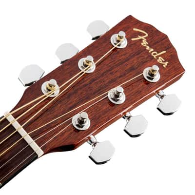Fender CD-60SCE All Mahogany Dreadnought Acoustic Guitar image 3