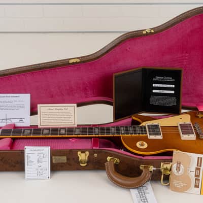 Gibson Custom Shop 1959 Les Paul Standard Reissue VOS Electric Guitar, Rosewood Fingerboard, Dirty Lemon image 4