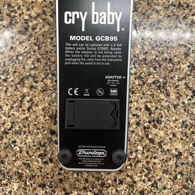 Dunlop GCB95 Cry Baby Standard Wah 1982 - Present - Black image 3