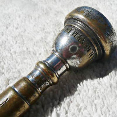 Vintage Bach Mt Vernon 7C Trumpet Mouthpiece - Made in USA - 40's / 50's Era (?) - PV MUSIC Band Shop inspected, Cleaned Tested and Disinfected - Good Cosmetic Condition - Plays and Sounds Great ! image 1