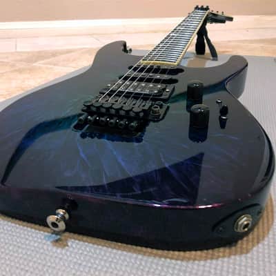 Jackson SL1 Soloist Eerie Dess Swirl | Made In USA 2000 | hardshell case image 7