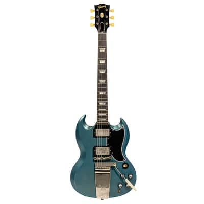 Gibson Custom 1964 SG Standard Reissue Murphy Lab, Light Aged Antique Pelham Blue image 4