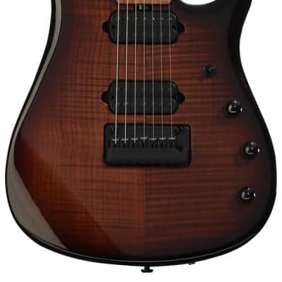 Ernie Ball Music Man JP15 7 John Petrucci Signature 7-string Electric Guitar - Amber Waves image 2