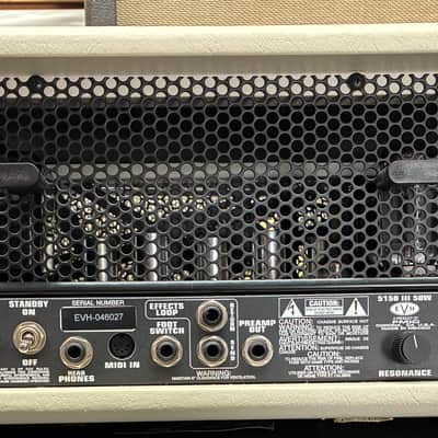 EVH 5150 III 50W 6L6 Guitar Amplifier Head - Ivory image 5