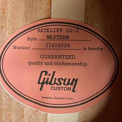 NEW ! Gibson Acoustic Nathaniel Rateliff LG-2 Western-Vintage Sunburst - Authorized Dealer - In-Stock! 3.9 lbs - G07411 image 4