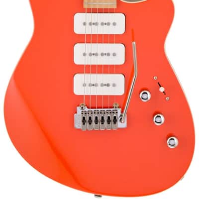 Reverend Kingbolt 390 Electric Guitar - Feisty Red with Maple Fingerboard image 1