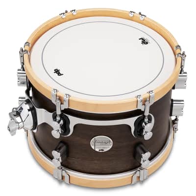 PDP Concept Classic 8x12" Mounted Tom – Walnut Stain with Natural Hoops image 1