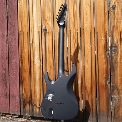 ESP LTD SIGNATURE SERIES MT-I Mick Thomson/Slipknot Black Satin (Autographed) 6-String w/hard case image 8