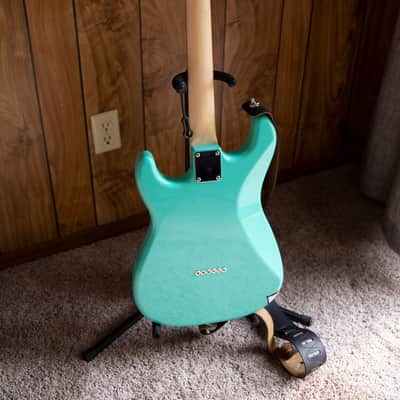 Rivers Cuomo Stratocaster Copy (Warmoth Partscaster) Seafoam Green Weezer Cuomocaster image 7