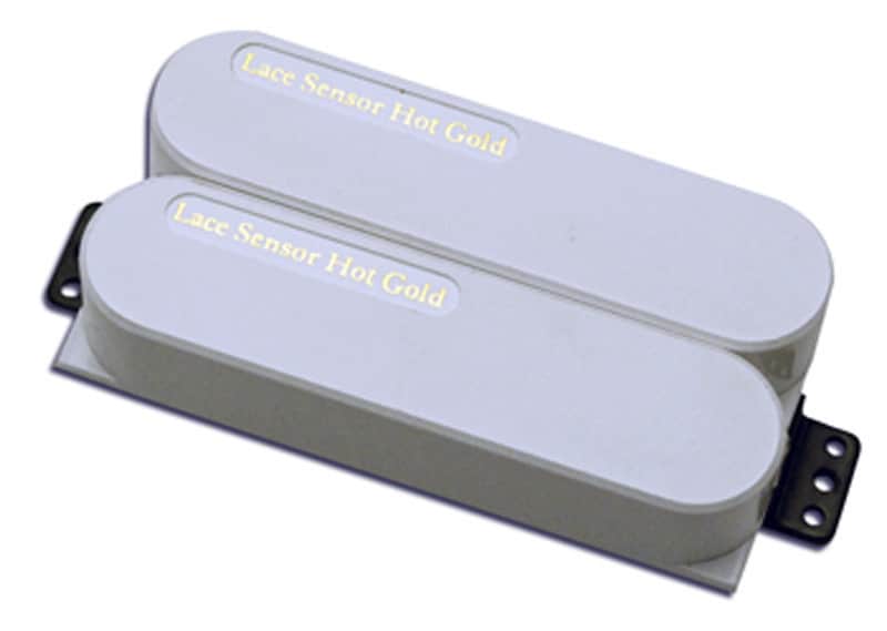 Lace Sensor Hot Gold Dually Bridge pickup - white image 1