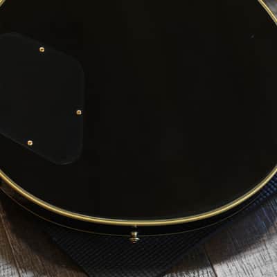 2022 Gibson Custom Shop 1954 Reissue Les Paul Custom 70th Anniversary Electric Guitar Black Ebony + COA OHSC image 16