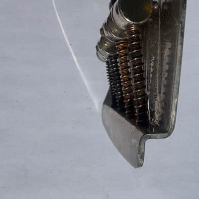 Fender Mustang bass bridge 1960' 70's USA Vintage relic / aged 66-78 RI image 7