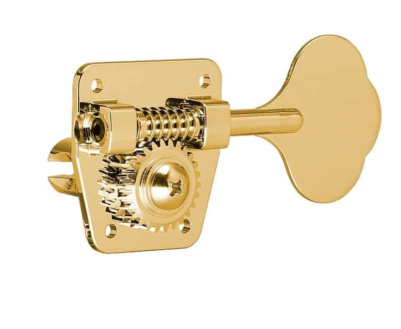 Gotoh GB2 Bass Machine Heads Set of 4 Inline - Gold---gold image 1