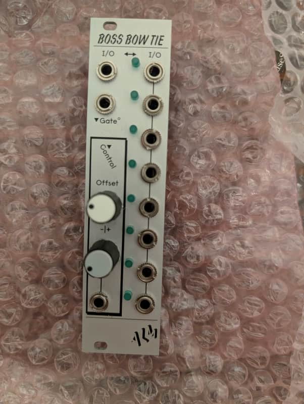 ALM/Busy Circuits ALM007 Boss Bow Tie Voltage Controlled Switch Eurorack Synth Module 2020 - Present - Silver image 1