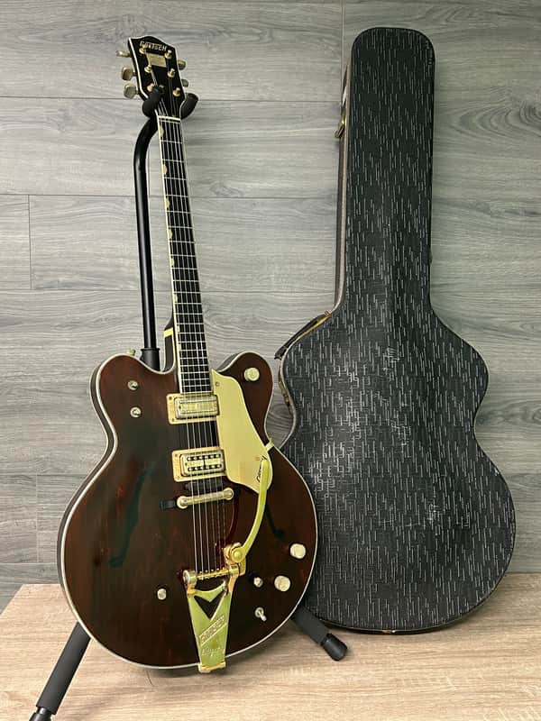 Gretsch 6122 Chet Atkins Country Gentleman 1965 Walnut Brown Guitar & Case #2691 image 1