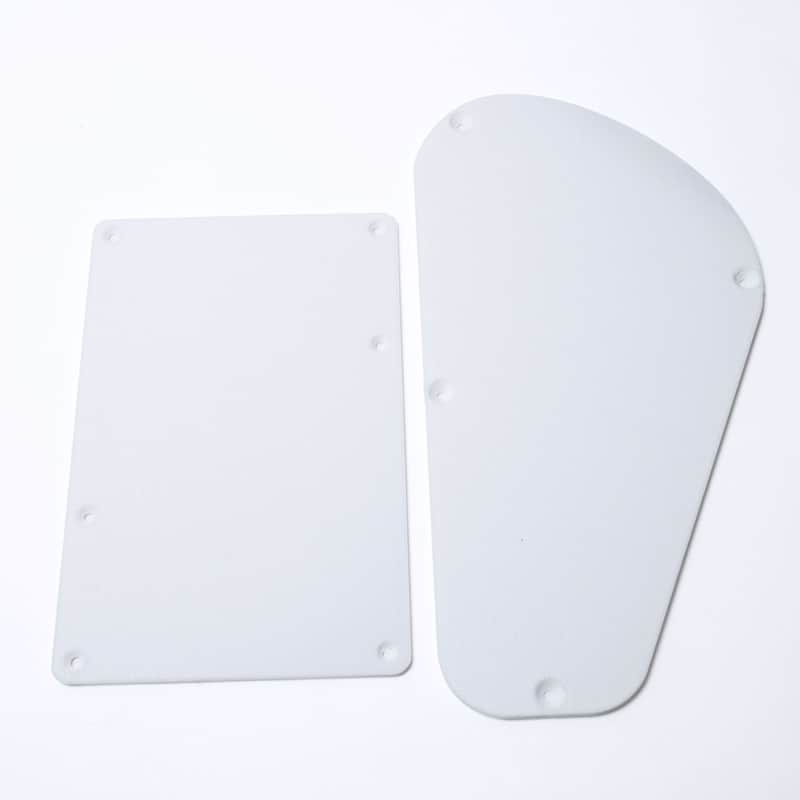 Jackson Dinky & Pro Series Backplate Set - Tremolo & Control Covers - White image 1