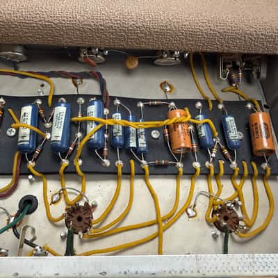 Fender Princeton 6G2 Guitar Combo- 1963 - Brown image 12