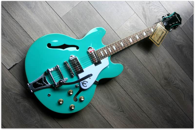 Epiphone  "Casino Bigsby Limited Turquoise" NO GIGBAG/NO HARDCASE image 1