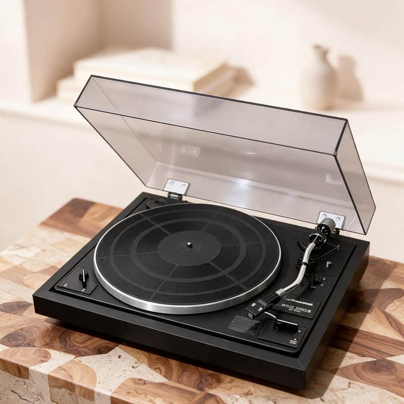 MICRO SEIKI ULTRASOUND SP-5000 Rare Vintage Turntable Belt Drive Wood Warranty