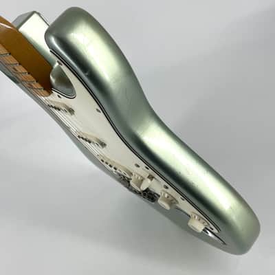 2005 Fender Custom Shop Limited Edition ’66 Stratocaster Closet Classic – Firemist Silver Metallic image 15