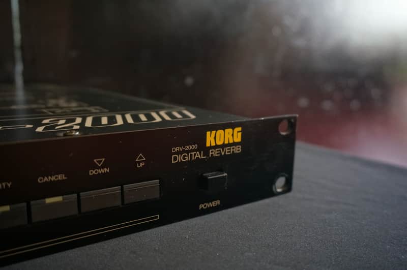 Korg DRV-2000 Vintage 80's Digital Reverb 1U Rack Effects Unit