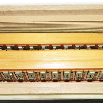 Russian Piano Accordion 120 Bass, Almaz Vintage Keyboard Accordian in Tune, New Straps, 2679 image 13