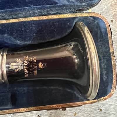 Antique Rampone Brevettato clarinet 1900 - Grenadilla wood image 2