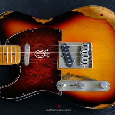 Fender Telecaster Sunburst Left Handed Heavy Aged Relic (RARE) image 19