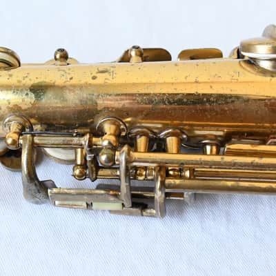 Conn New Wonder I Soprano Sax 1923 - Original Gold Plate-Overhauled-Free USA Ship image 11