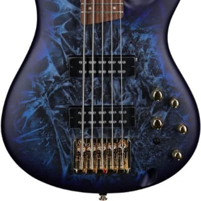 Ibanez SR305EDX Standard 5-String Electric Bass Cosmic Blue Frozen Matte image 2