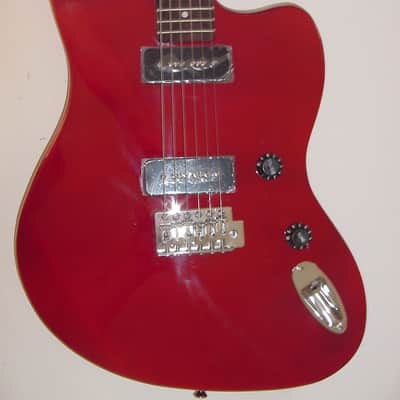 Glen Burton GE39-JG-WR Basswood Offset Body Maple Neck 6-String Electric Guitar w/Strap, Cable &Pick image 3