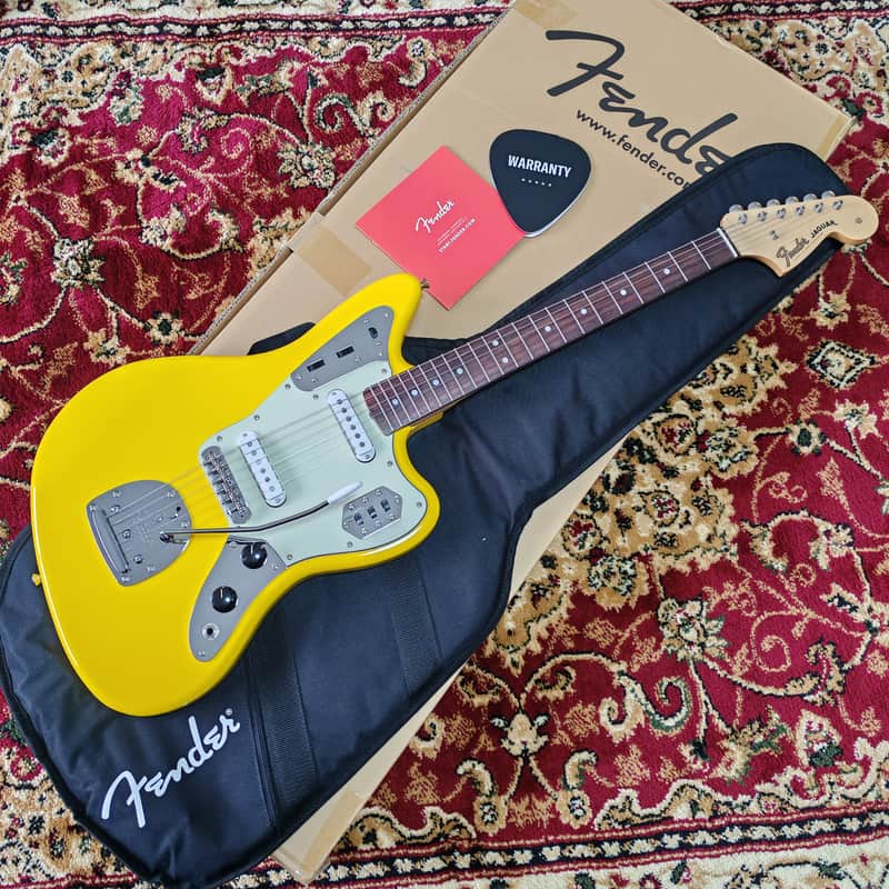 *NEW IN BOX* 2026 Fender Japan ISHIBASHI FSR Traditional II Late '60s Jaguar Graffiti Yellow, Ishibashi Exclusive Limited Edition Model, MIJ JD26