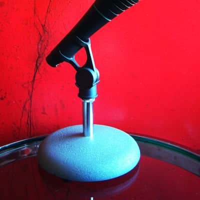 Vintage 1990's AKG D3700S Hyper Cardioid Dynamic Microphone Low Z w mic clip D1000E D190E  D3700 image 1