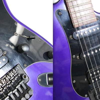 Squier Contemporary Stratocaster HSS with Floyd Rose 1989 Metallic Purple image 23