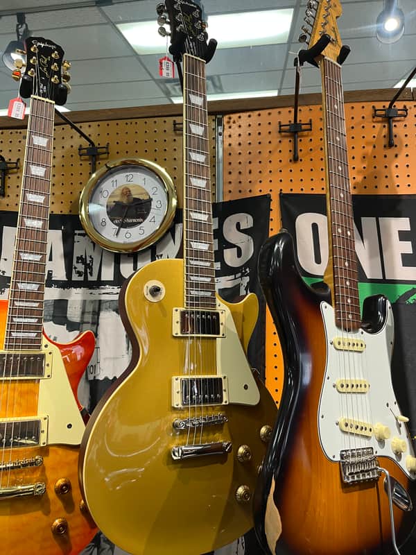 Epiphone Les Paul Traditional Pro - 2015 - Metallic Gold - With Hard Shell Case image 1