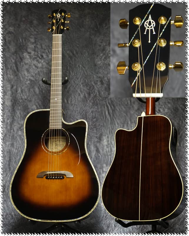Alvarez Yairi DY1TS Dreadnought Tobacco Sunburst Gloss image 1