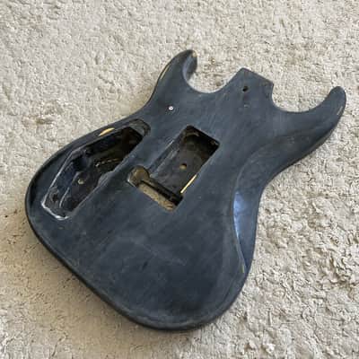 SSH Black DIY Project Guitar Solid Basswood Body image 6