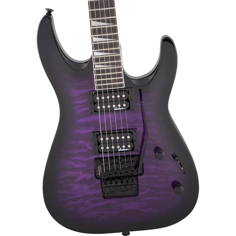 Jackson JS Series Dinky Arch Top JS32Q DKA Guitar - Transparent Purple Burst image 1