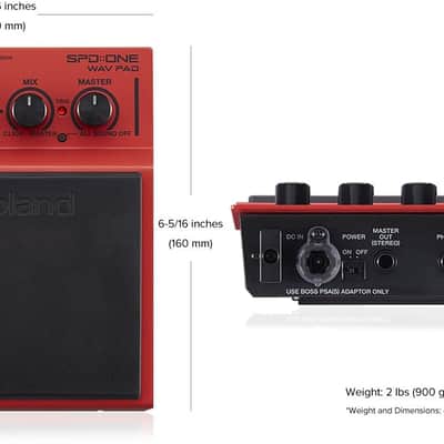 Roland SPD::One WAV Digital Percussion Pad - Red image 3