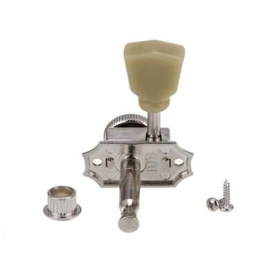 Brio 3 x 3 Pro Vintage Hybrid Style Keystone Button Nickel- Green Button image 6