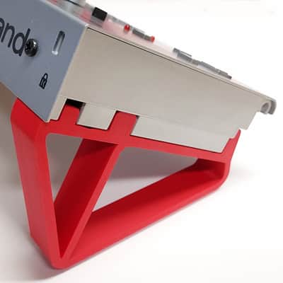Red Color 30 Degree Angled Custom Made Stands For Roland Boutique TR-06 TR-08 TR-09 Drum Machine Synthesizer Sound Module - Made in USA image 2