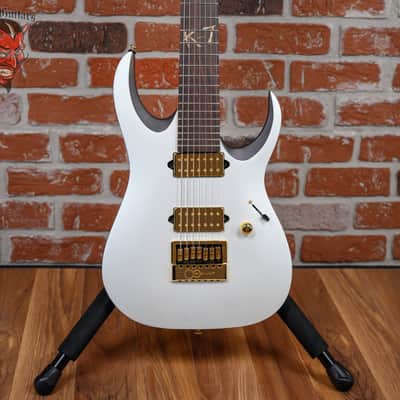 Ibanez K7YANG Brian "Head" Welch Signature Matte White 2025 w/Gigbag image 1