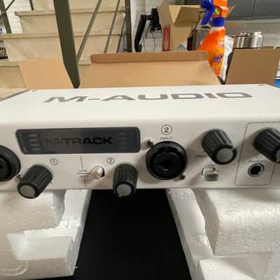 M-Audio M-Track II USB Audio Interface 2010s - Silver image 1