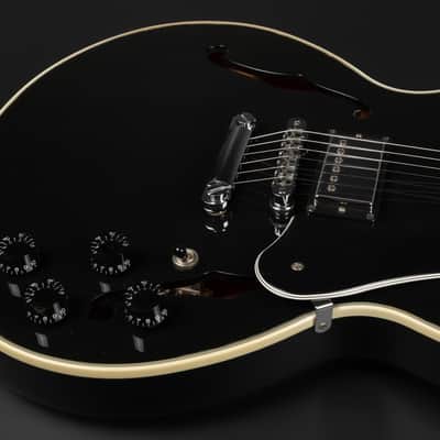 2013 Gibson Memphis Midtown Custom - Ebony | USA Semi-Hollow Block Inlays Burstbucker Humbucker Pickups 3.98kg | CoA OHSC image 15