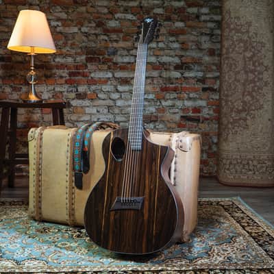 Michael Kelly Forte Exotic Ziricote Acoustic-Electric Guitar image 15
