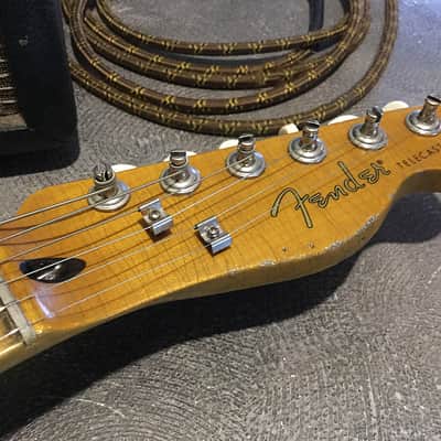 Relic Fender Telecaster (Partscaster) Electric Guitar Road Worn Red by Nate's Relic Guitars image 3