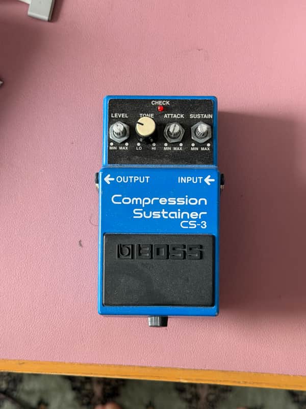 Boss CS-3 Compression Sustainer (Silver Label) 1997 - Present - Blue image 1