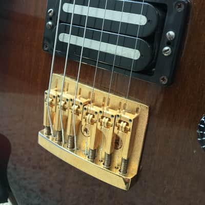 1981 Kramer Pacer Guitar Tobacco Burst "Strat Head" in excellent condition with OHSC image 5